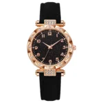 Faux Leather Analog Quartz Wrist Watch