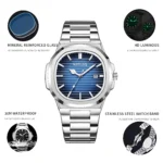 Mstianq Men's Quartz Watch Alloy Case