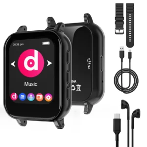 32GB Bluetooth MP3 Player with Built-in Speaker and 1.69-Inch Display
