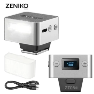Rechargeable Mini On-Camera Flash for Ricoh, Fuji and Sony