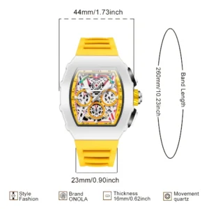 Quartz Watch | Multifunctional Timing, 3ATM Waterproof, Date Display, Ideal for Sports & Daily Wear