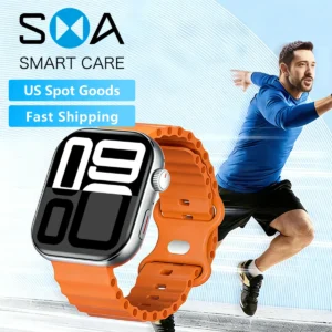 2.01" AMOLED Smartwatch Men 30 Days Long Battery Wireless Charging