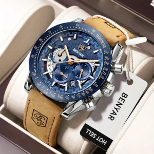 Men's Analog Quartz Chronograph Watch