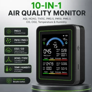 10-in-1 WiFi Indoor Air Quality Monitor