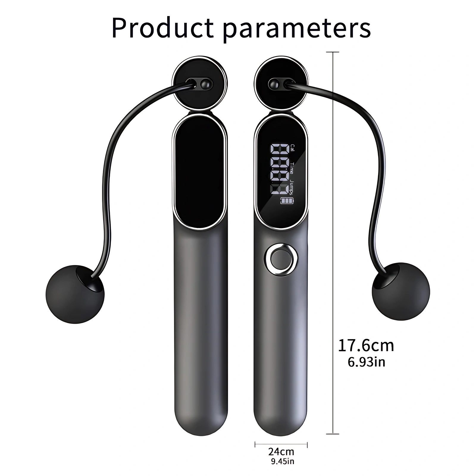 Cordless Jump Rope with Digital Counter