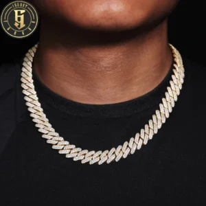 Hip Hop Jewelry 14mm 18K Gold Chain