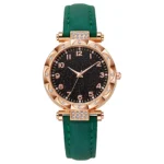 Faux Leather Analog Quartz Wrist Watch