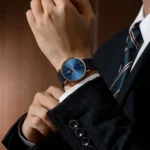 Gohuos Blue Mesh Steel Strap Watch for Men