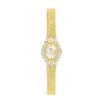 Vintage Gold Quartz Watch for Women