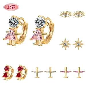 Six-Piece Earring Set Cute Earrings for Women