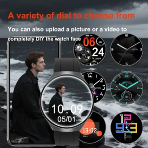SENBONO V19 Men Smart Watch Blue Tooth Heart Rate Monitor IP68 Waterproof Fitness Tracker Outdoor Men's Smart Sports Watch