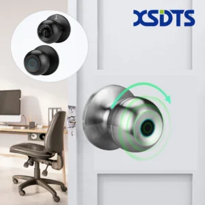 XSDTS GL02 Works with Tuya Smart Biometric Fingerprint Door Lock Keyless Entry Security System for Front Door Easy Installation