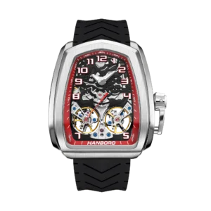 Hanboro Skeleton Ribbon Men's Automatic Watch
