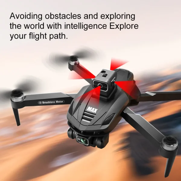 V168 MAX 4K Drone with GPS Professional RC Quadcopter Obstacle Avoidance Aerial Photography Beginners Drone for Christmas Gift