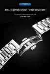 Mstianq Men's Quartz Watch Alloy Case