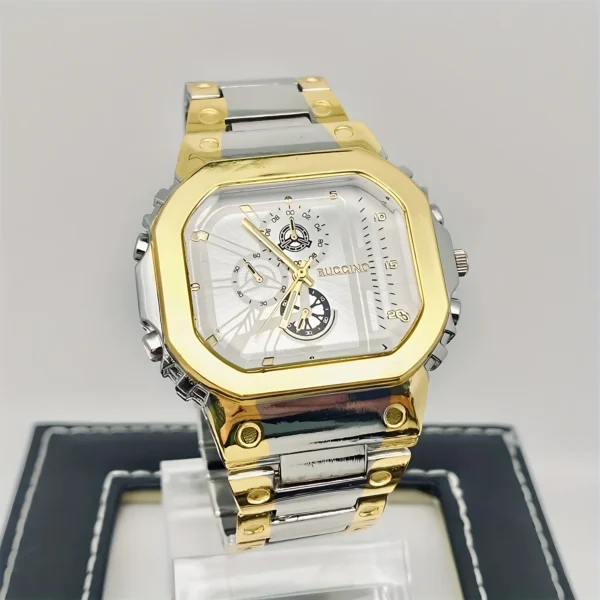 Gold Rectangle Watch for Women