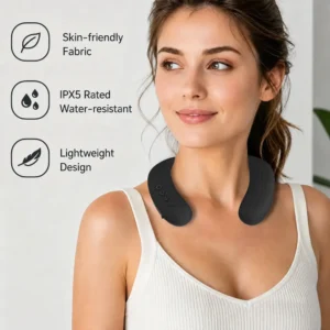 Neckband Bluetooth Speaker with Deep Bass