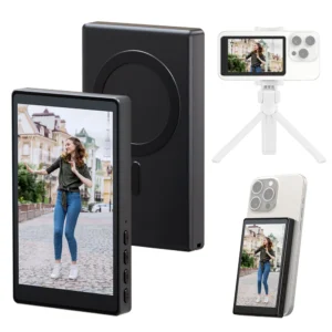 Magnetic Phone Selfie Monitor Screen with Bluetooth Remote