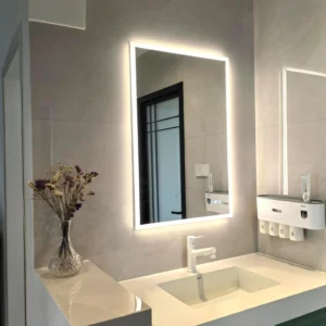 US Stock Wholesale Drop Shipping Rectangle Frameless Smart Bath Led Mirror Bathroom