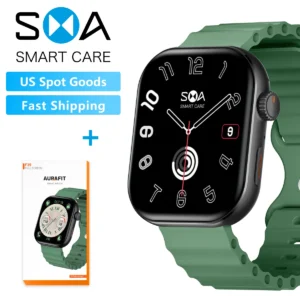 Outdoor Hiking Companion Smartwatch for Men 2.01 Inch AMOLED Display